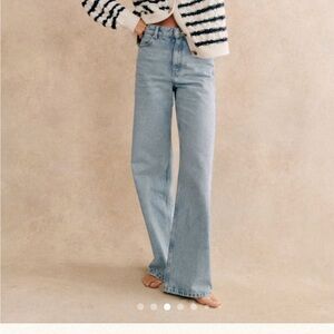 Sezane Light Blue Flare Jeans